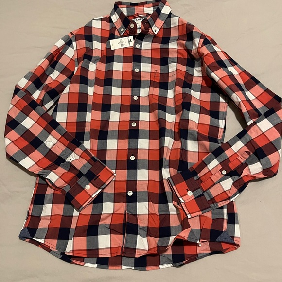 EXPRESS NWT Mens Button Down Shirt Small Slim Fit - Picture 4 of 5